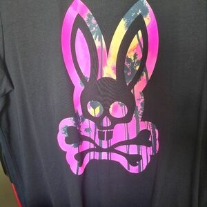 Black and Pink Graphic Psycho BUNNY